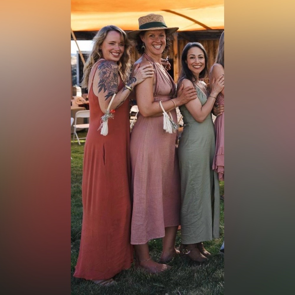 EARTH COLOR MAXI DRESS - Picture 9 of 9